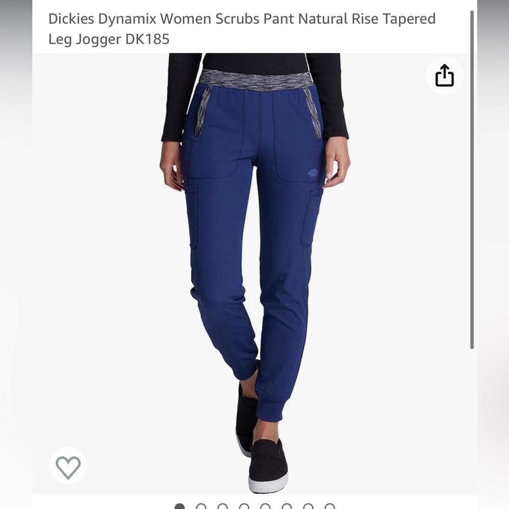 DICKIES DYNAMIX WOMEN SCRUB PANT - BLUE, SIZE L